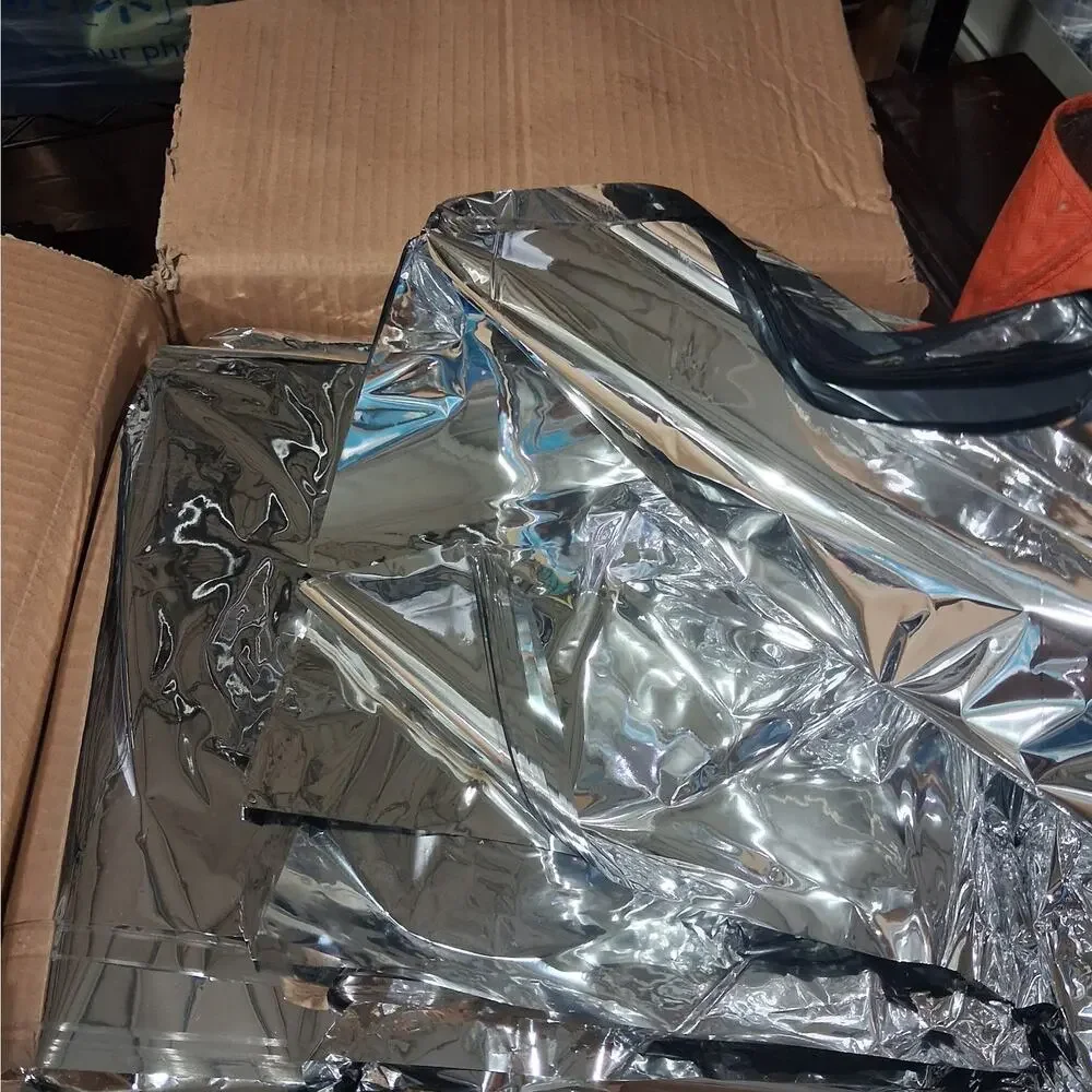 Bulk 500 Count Reflective Mylar Sheets 23x46 Box Liners Thermal Insulation Foil